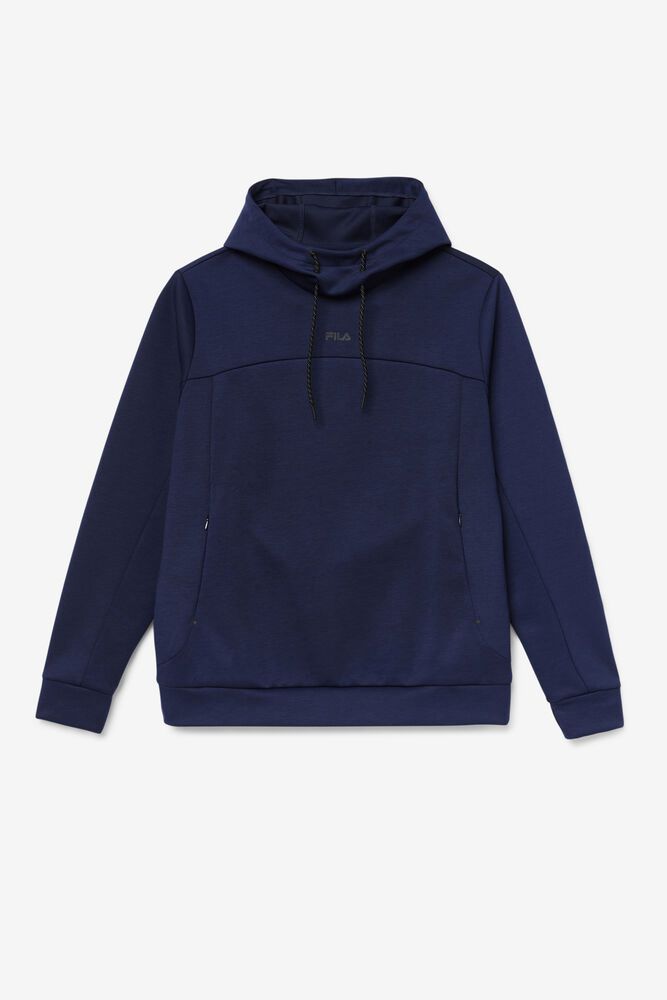 Fila Aadheen Hoodie Navy - Mens - 52431UDKX